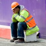 Tired worker