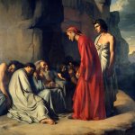 Dante e Virgilio - A divina comedia