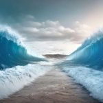 Parting the sea