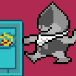 Stone Lancer Eating Pasta