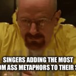 “ I’m the water, you’re the carbon dioxide baby” | SINGERS ADDING THE MOST RANDOM ASS METAPHORS TO THEIR SONGS | image tagged in gifs,music | made w/ Imgflip video-to-gif maker
