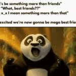 Mega best friends | image tagged in gifs,memes,funny,funny memes | made w/ Imgflip video-to-gif maker