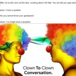 clowqn to clown copmmunication