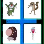 Oggy and the Cockroaches as Regular Show | OGGY; REGULAR SHOW | image tagged in character recast | made w/ Imgflip meme maker