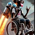 african wheelchair rocket
