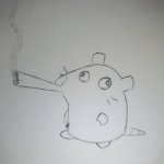 dumbass rat smoking a fat blunt(credits to shadowskul)
