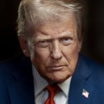Trump portrait warning