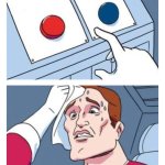 Blue button