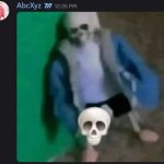 Sans skull meme