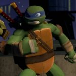 Leonardo angry
