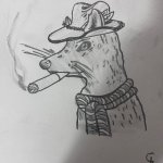 cool ass rat smoking a fat one(credits to -SL-Artistic) meme