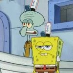 Spongebob Leaving GIF Template