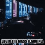 flaggers goinna flag | BEGIN THE MASS FLAGGING. | image tagged in gifs,offended monkeys | made w/ Imgflip video-to-gif maker