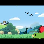 Jack Russel in dinosaur hunting