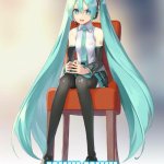 Therapist Miku | SO YOU SAID; MIKU MIKU BEAM!!!!!!! | image tagged in therapist miku | made w/ Imgflip meme maker