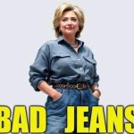Hillary bad jeans