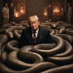 Donald Trump has snakes in his head. This will never change.