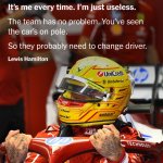 Lewis Hamilton Sad