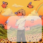 Denji announcement template meme