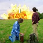 hammond and james may explodes | i | image tagged in hammond and james may explodes | made w/ Imgflip meme maker