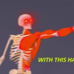 With this hand