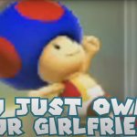 Toad owning karen template