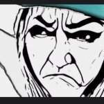 Lyssa angry pointing wojak