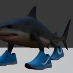tralalero tralala vibing GIF Template