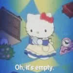 Oh, it's empty.