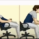 Relaxed vs engaged