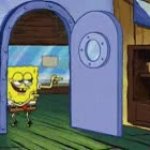 See you by spongebob GIF Template