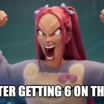 literally everyone | ME AFTER GETTING 6 ON THE TEST | image tagged in mira | made w/ Imgflip meme maker