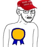Fell for it again award blank MAGA