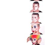Clown Applying Makeup Extended