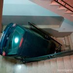 Stairwell car