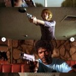 pulp fiction Mexican stand off