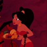 Princess Jasmine Wearing a Ponytail