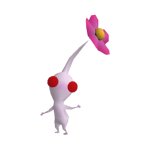 White Pikmin posing