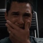 Joseph Cooper interstellar - Matthew McConaughey - breakdown sad GIF Template