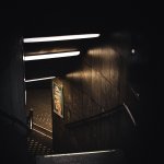 Stairs to dark room
