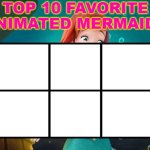 top 10 favorite animated mermaids
