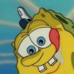 Spongebob Smiling Down Blank