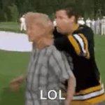 Choking Blondie GIF Template