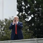 Trump Yells From Roof