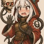 Tsundere Tech Priest Surprise | EEK!! BRO, ARE YOU SERIOUS? | image tagged in tsundere tech priest surprise | made w/ Imgflip meme maker