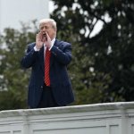 Trump on roof