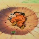 goku on the ground