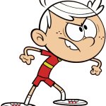 Lincoln wears pe red outfit