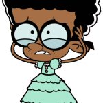 Clyde wears light green dress