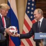 Trump Putin football
